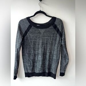 Sandro Paris Metallic Crew Neck Sweater